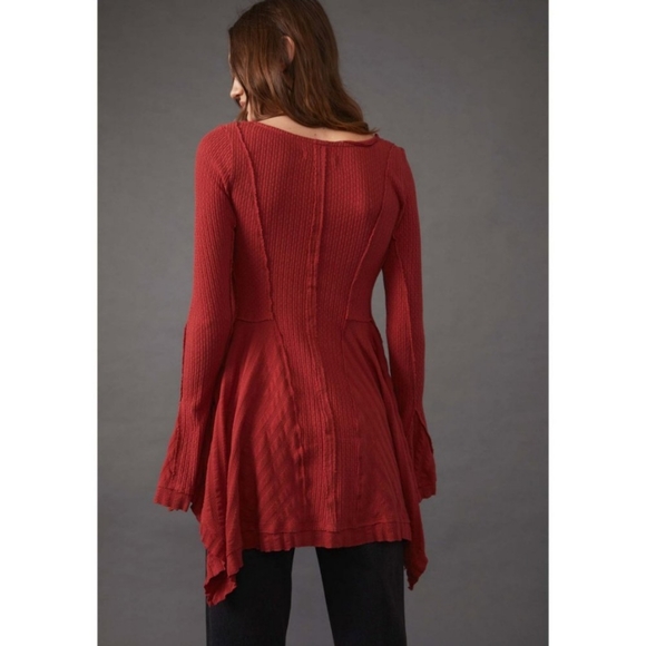 **1 XS Left!!**Free People Primrose Thermal/Faded Rust - Picture 7 of 12